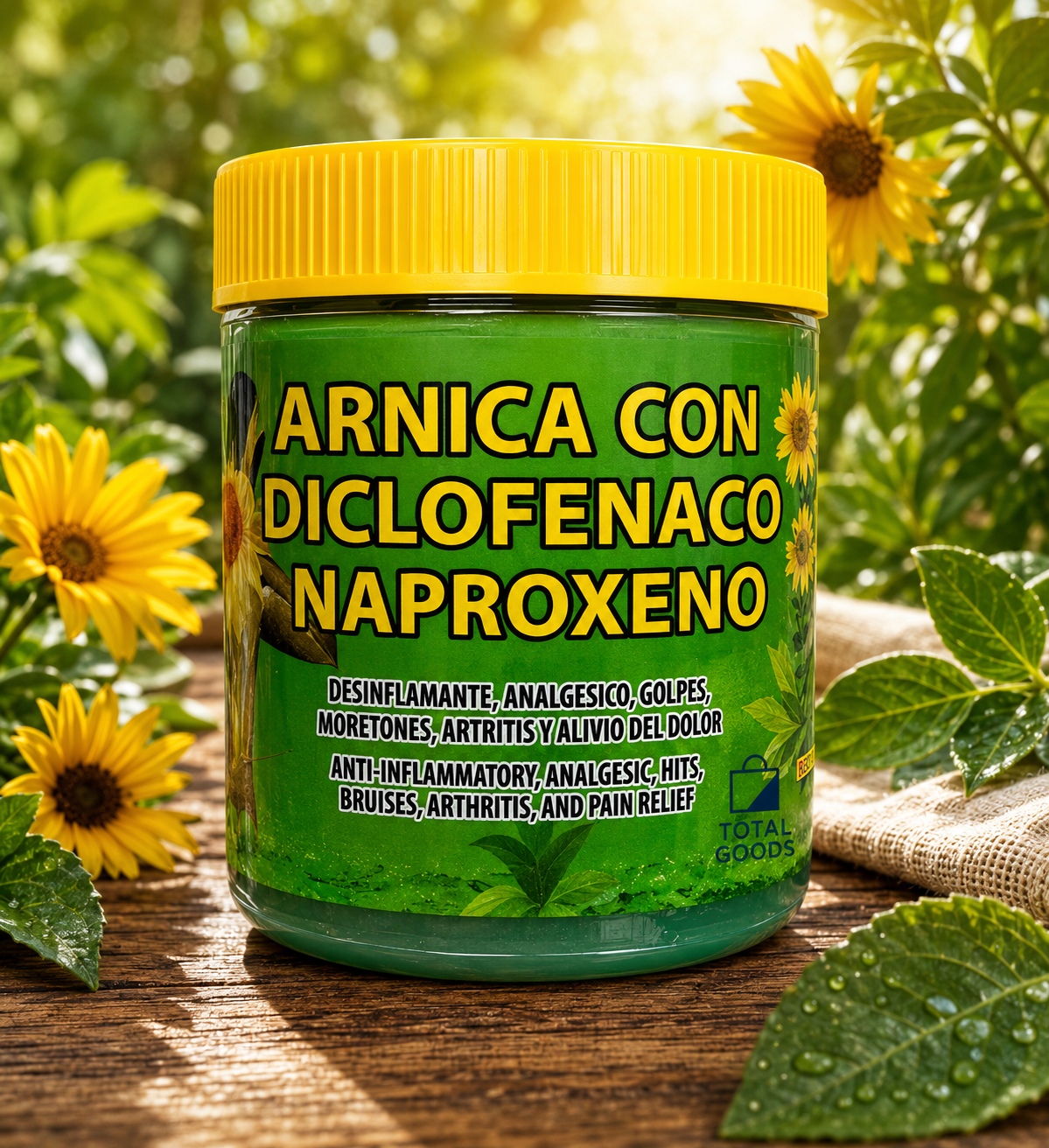 Velmora Arnica Pain Relief Massage Gel (4.4 oz) – Fast-Absorbing Topical Formula