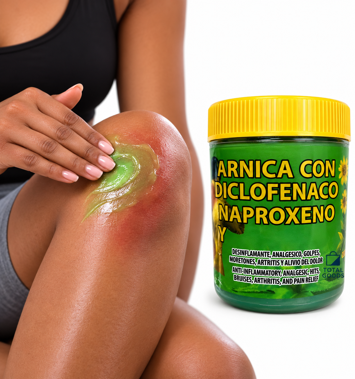 Velmora Arnica Pain Relief Massage Gel (4.4 oz) – Fast-Absorbing Topical Formula